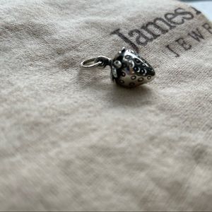 James Avery Sterling Silver Strawberry Charm